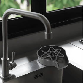 1pc Glass Rinser For Kitchen Sink; Bottle Cup Washer For Sink Attachment; Kitchen Bar Sink Cleaner; Bottle Washer; Kitchen Sink Automatic Flushin