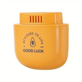 1 Pack Fridge Ninja Fridge Deodorizer - More Effective Than Baking Soda - Natural And Unscented Activated Charcoal Refrigerator Deodorizer - Frid (Color: Orange)